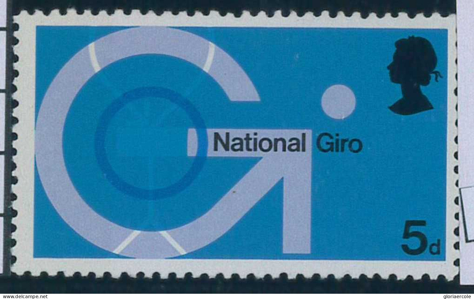 P0783 - GB -   STAMP  -  PHOSPHOR BAND SHIFTED   MNH National Giro BANKING - Abarten & Kuriositäten