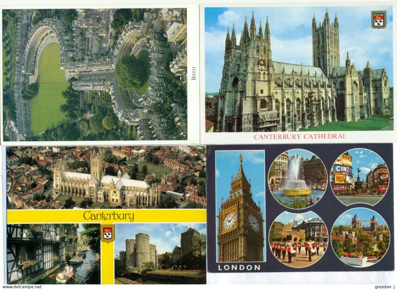 Lots No 2 & 3, 109 modern postcards, England, Wales, Scotland, Gibraltar, Ireland, FREE REGISTERED SHIPPING