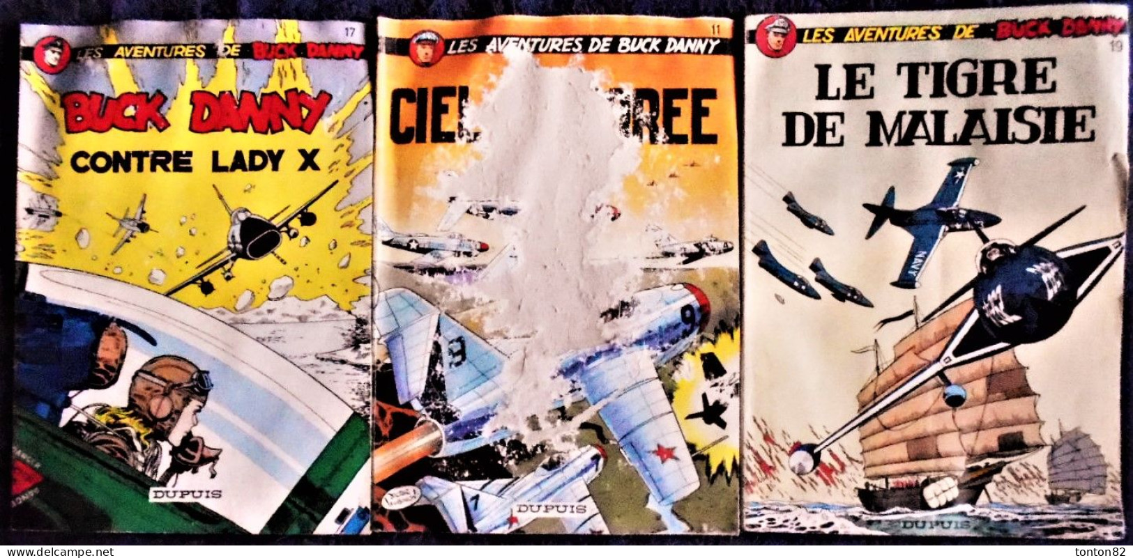 Les Aventures De Buck Danny - Lot De 9 BD  - Éditions Dupuis - Couverture Souple . - Buck Danny