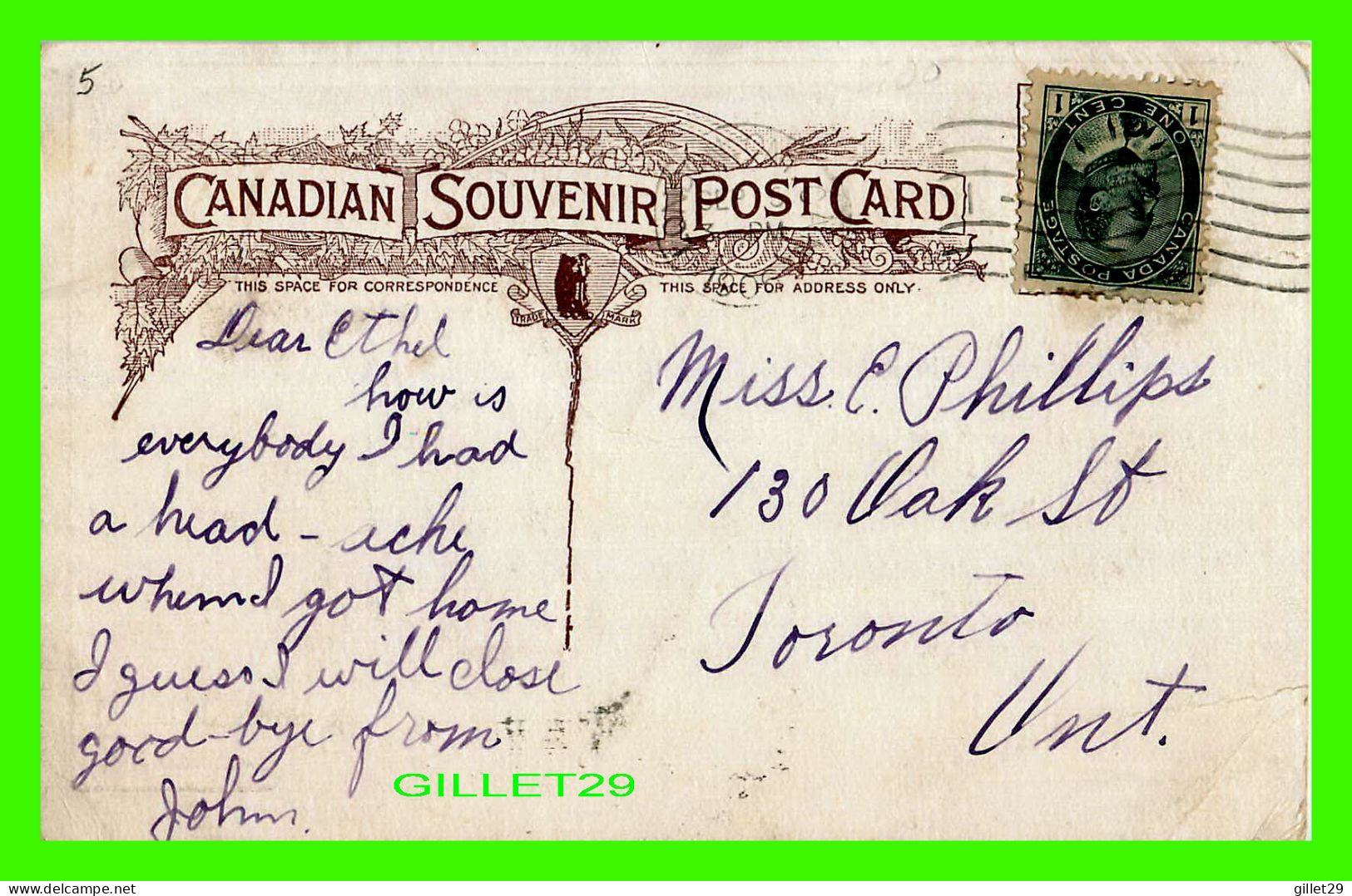 LONDON, ONTARIO - GREETINGS FROM LONDON - TRAVEL - CANADIAN SOUVENIR POST CARD - WARWICK BRO'S & RUTTER LTD - - London