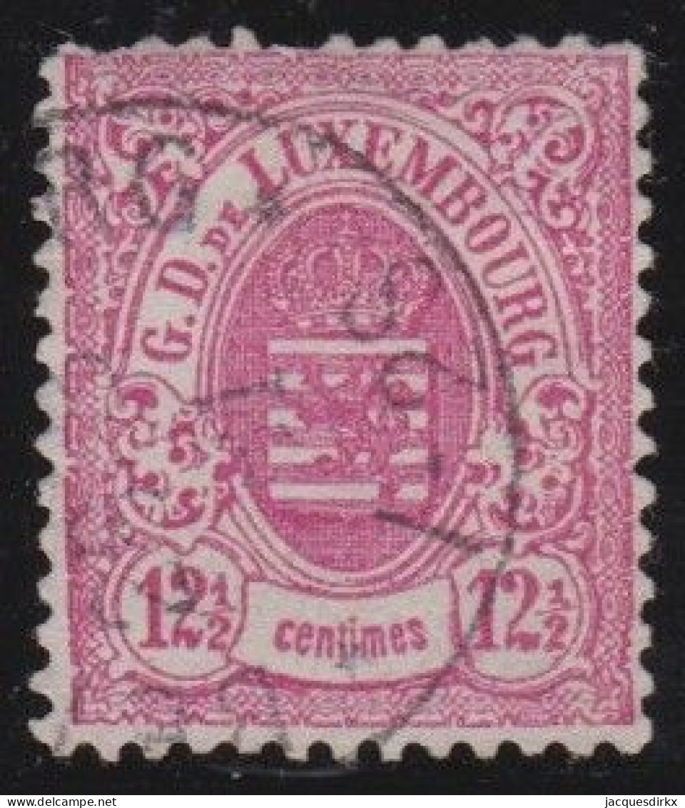 Luxembourg    .   Y&T     .    31     .    O    .       Oblitéré - 1859-1880 Wappen & Heraldik