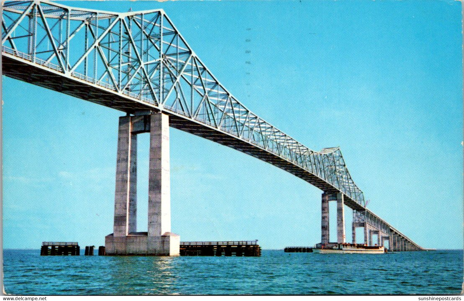 Florida St Petersburg The Sunshine Skyway Bridge 1961 - St Petersburg