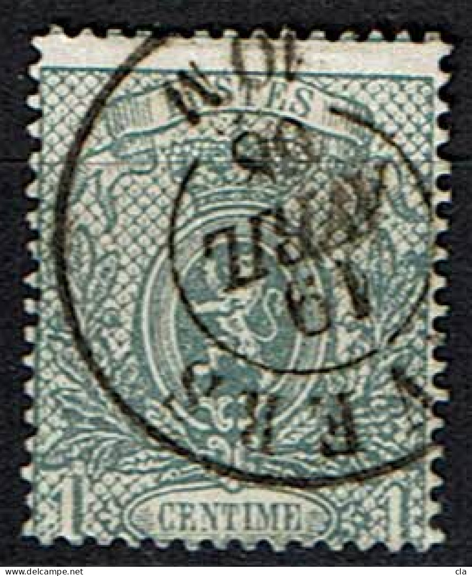 23 Ad  Obl  Dc Anvers  Petit Format - 1866-1867 Petit Lion