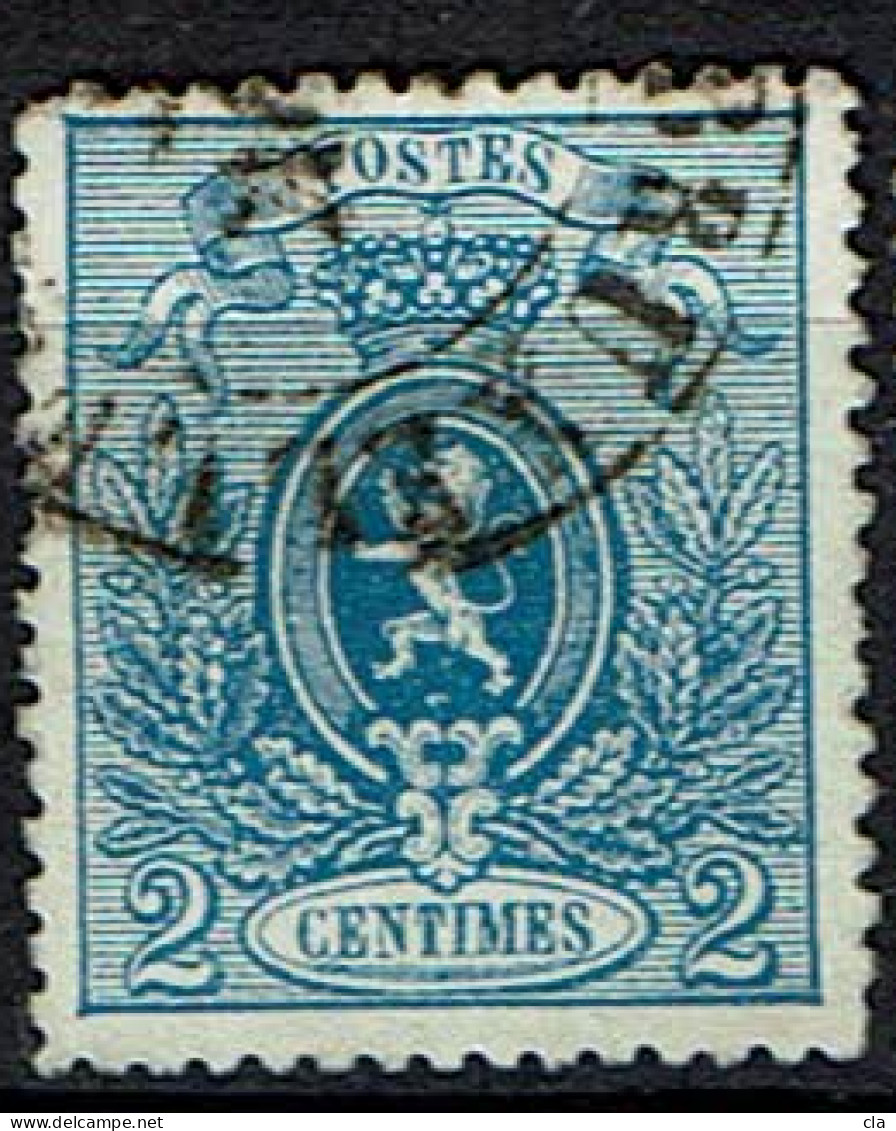 24b  Obl  Dc  130 - 1866-1867 Petit Lion