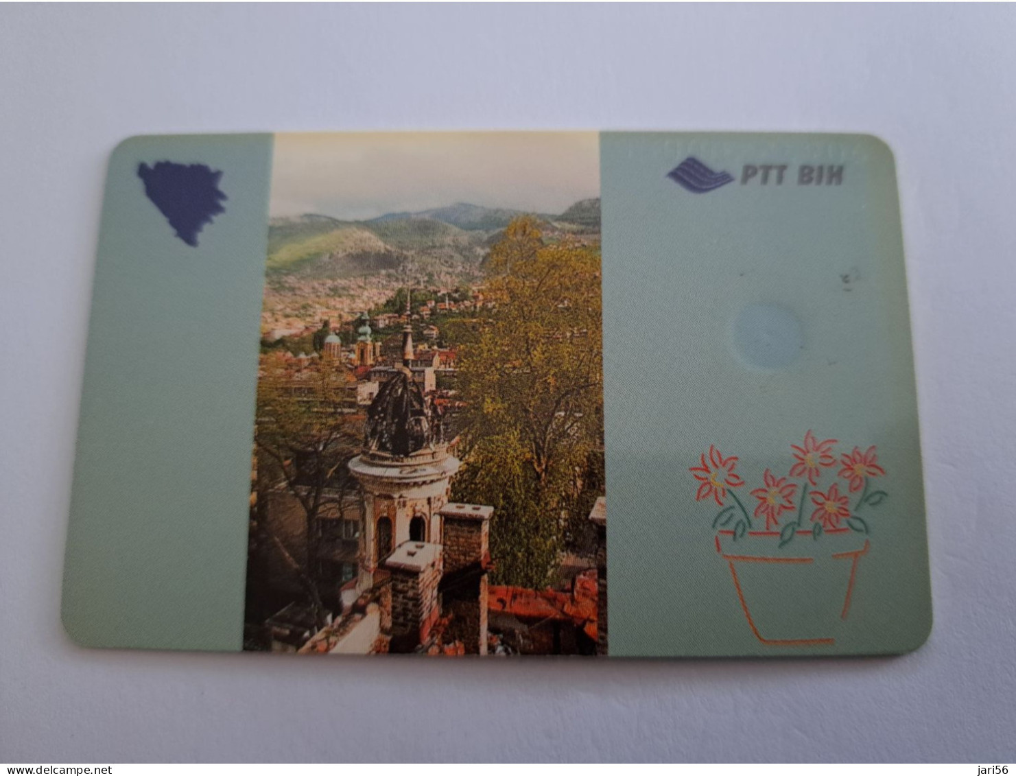 BOSNIA/ HERZEGOWINA / 400 IMPULSA/   CHIP  CARD/ SERAJEVO CITY/ PTT BIH        ** 14659** - Bosnia