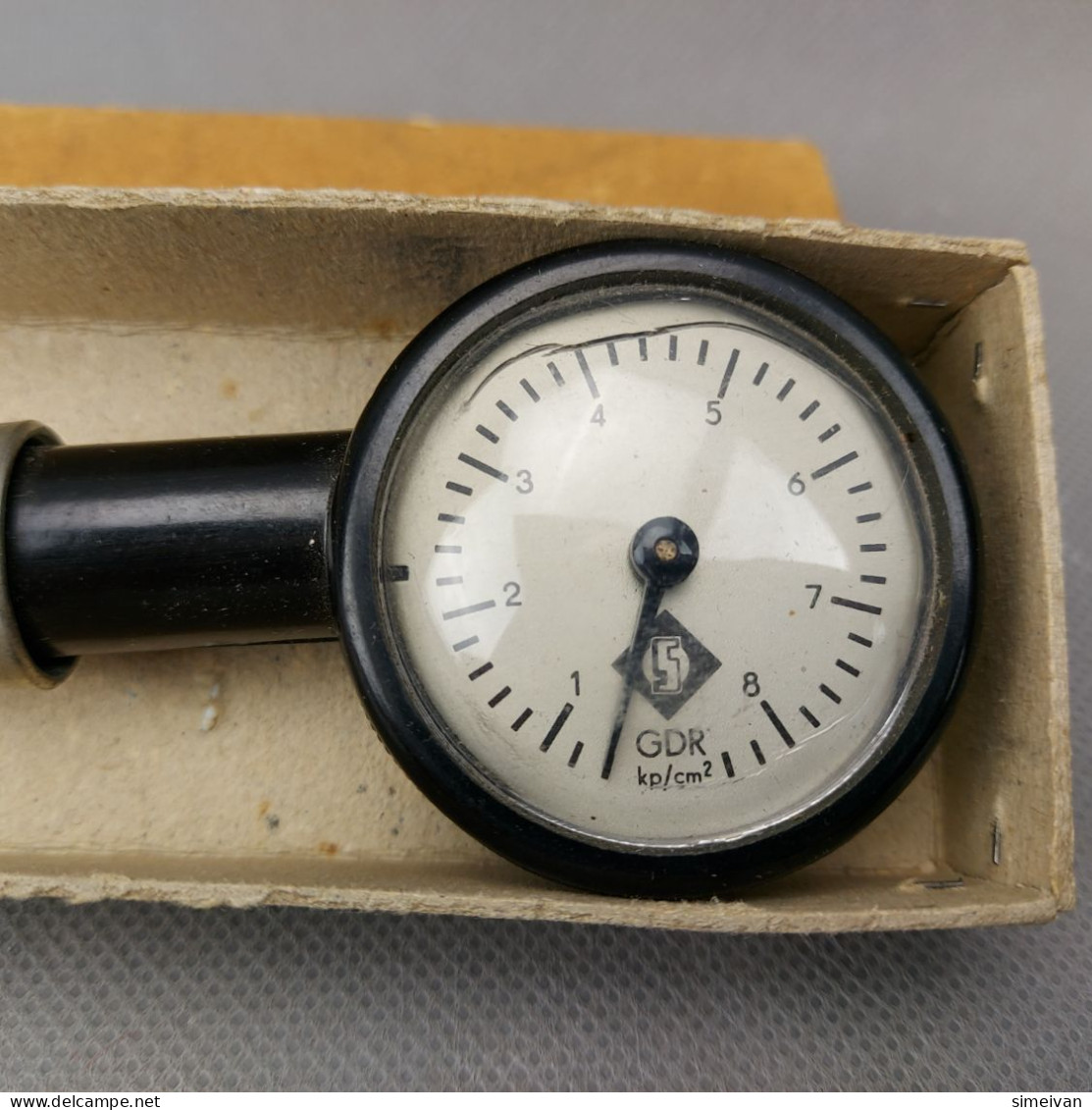 Vintage German GDR Tire Pressure Manometer #0428 - Other Apparatus