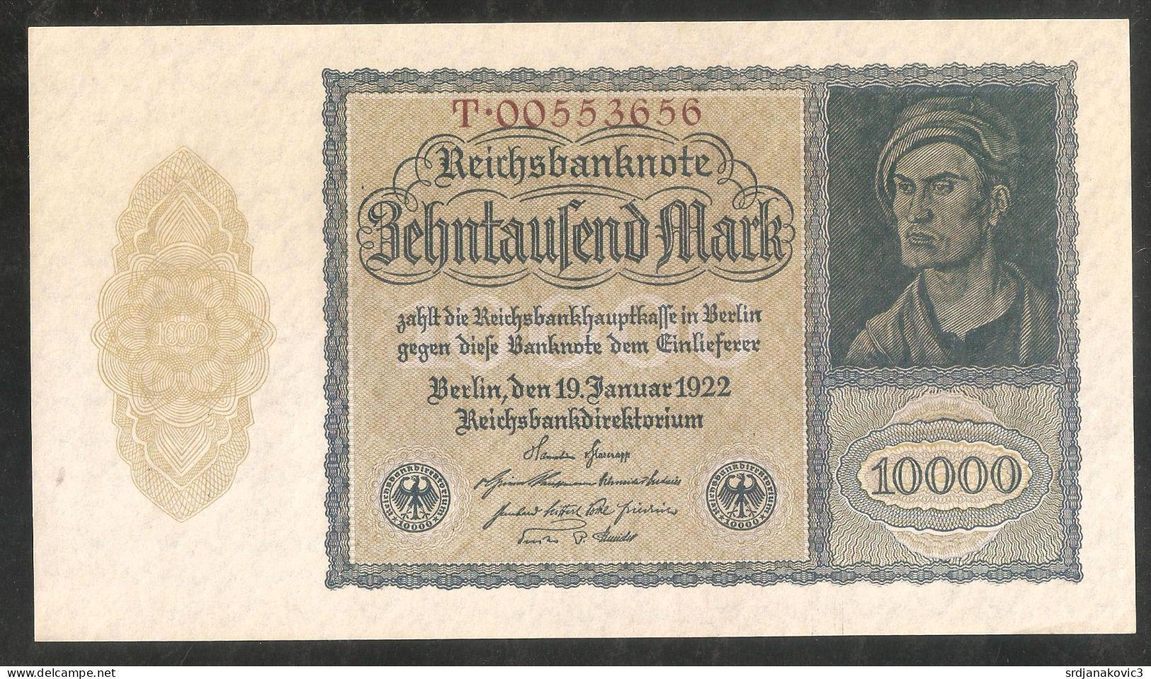 GERMANY 1922 - 10.000 Mark