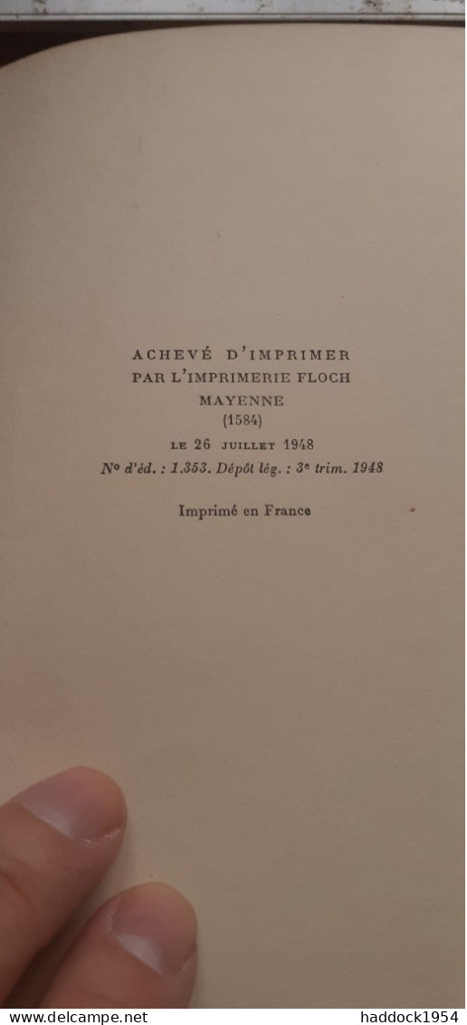 Un Châtelain Des Hautes-terres ERSKINE CALDWELL   Gallimard 1948 - Auteurs Français