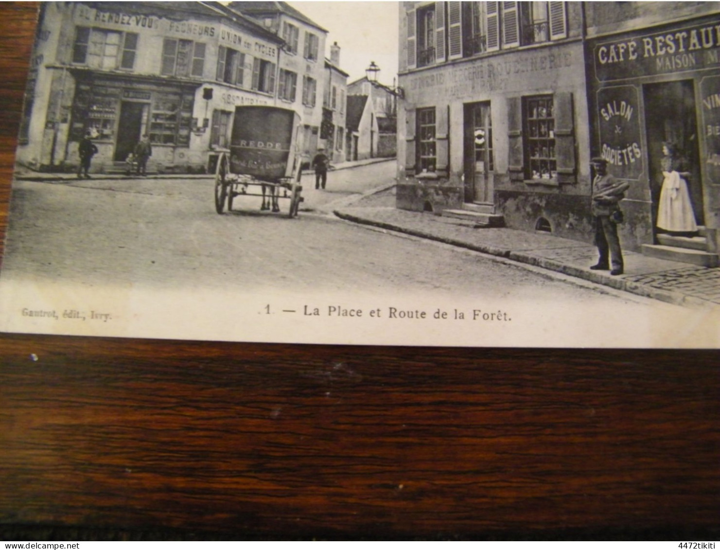 CPA - Epinay Sous Sénart (91) - Place Et Rue De La Forêt - Attelage Livraison Redde - Hôtel Buguet - 1904 - SUP (HO 37) - Epinay Sous Senart