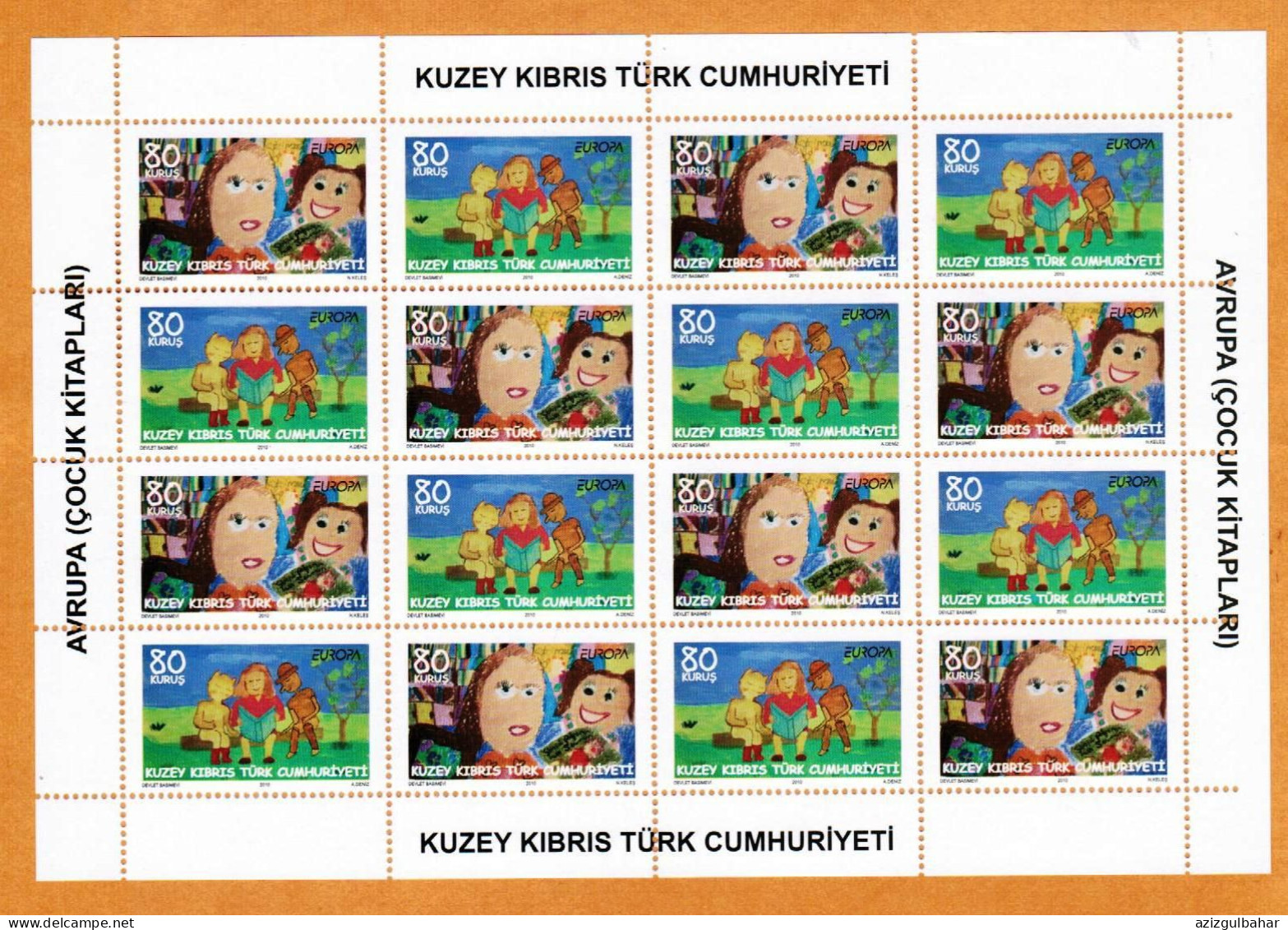 2010 - EUROPA - CHILDRENS PICTURES - STAMPS - UMM SHEET - 2010