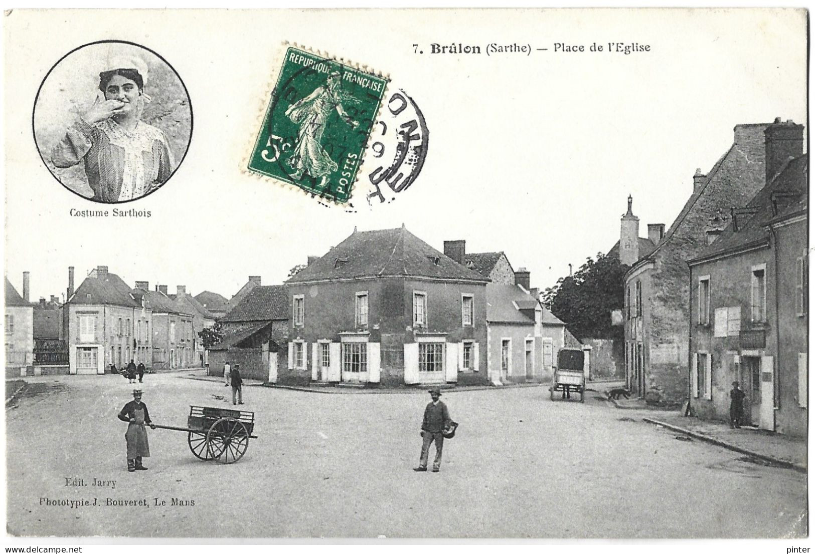 BRULON - Place De L'Eglise - Brulon