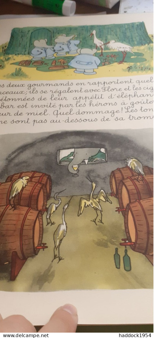 BABAR dans l'ile aux oiseaux LAURENT DE BRUNHOFF hachette 1951