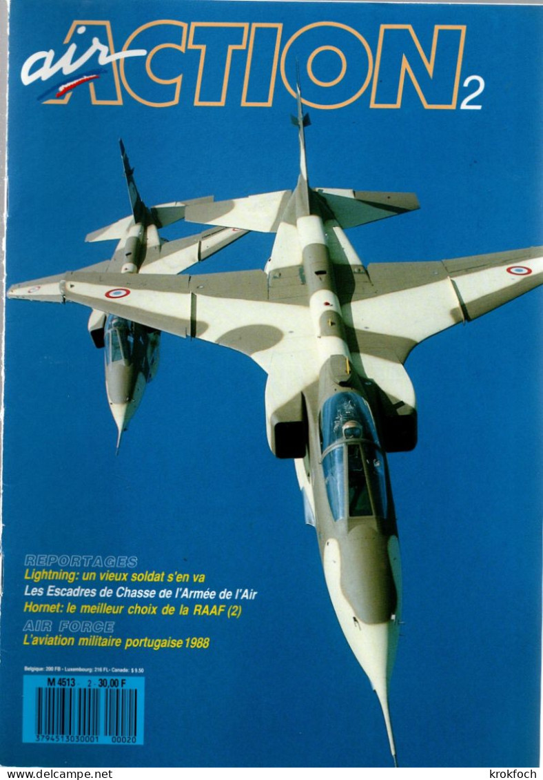Air Action - 21 N° 1988-90 - Beau Magazine 66 P Aviation Militaire - N°1 à 24 Moins 15-18-20 - Guerre Golfe Air Force - Französisch