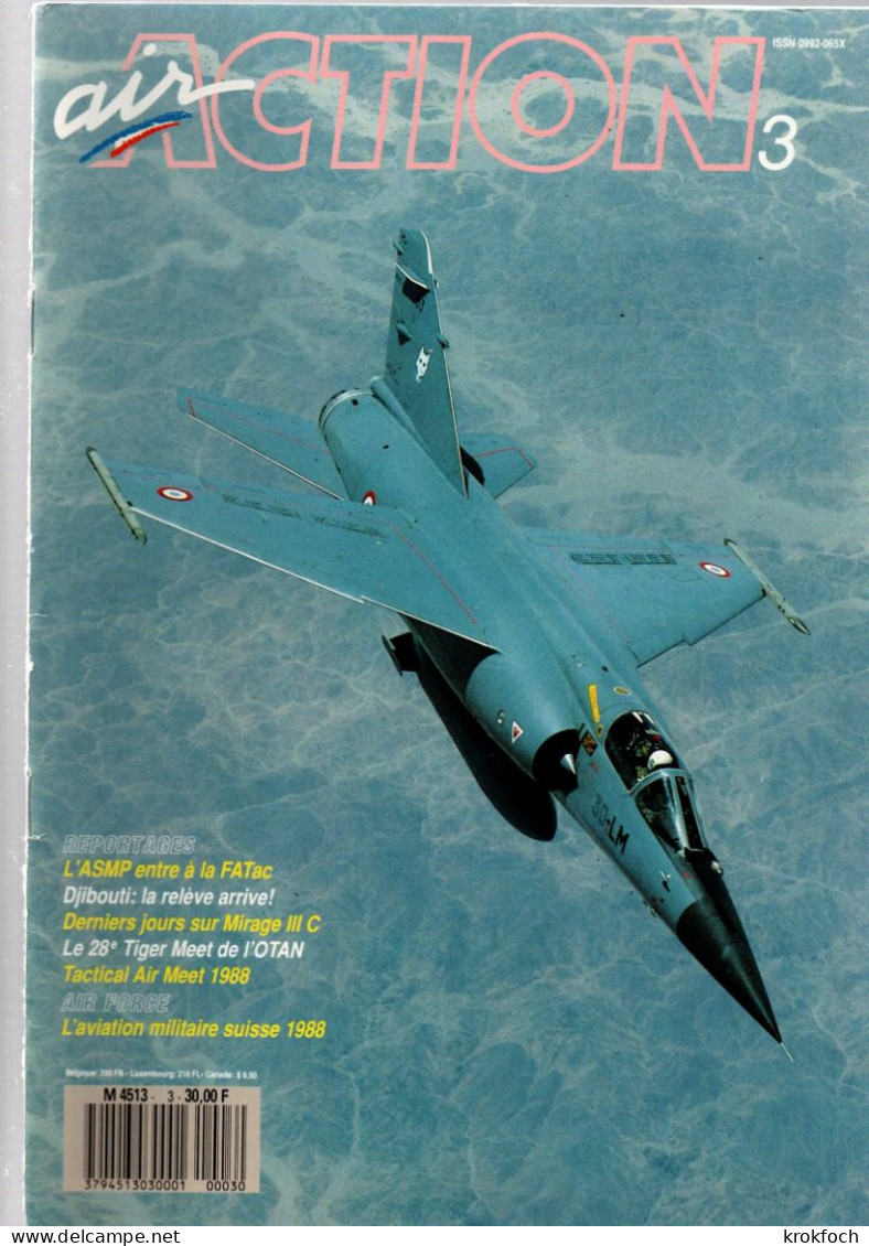 Air Action - 21 N° 1988-90 - Beau Magazine 66 P Aviation Militaire - N°1 à 24 Moins 15-18-20 - Guerre Golfe Air Force - Français