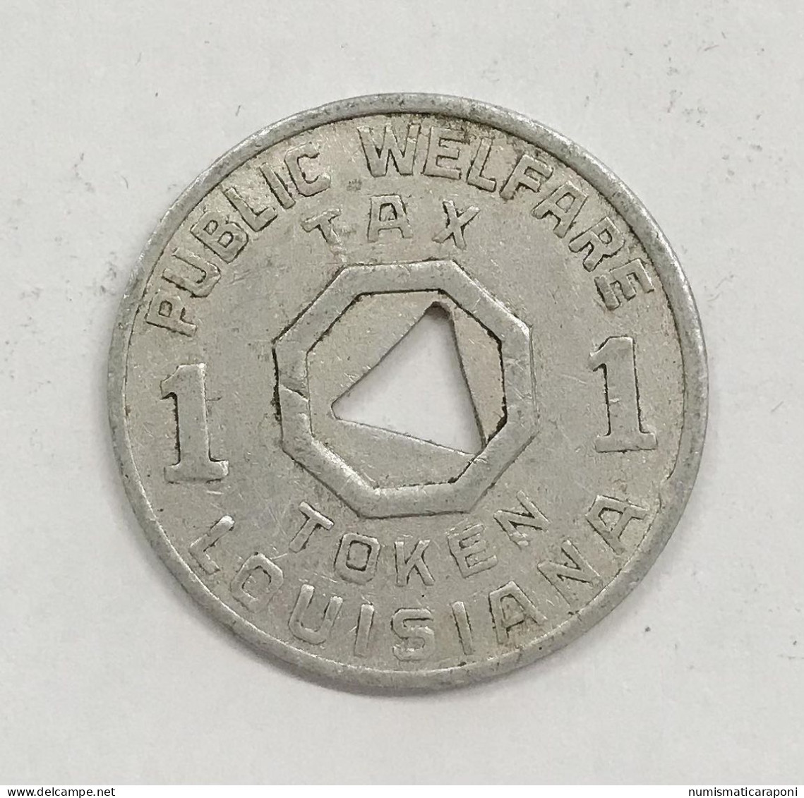 USA U.s.a. Public Welfare Tax Token Louisiana E.123 - 1892-1916: Barber