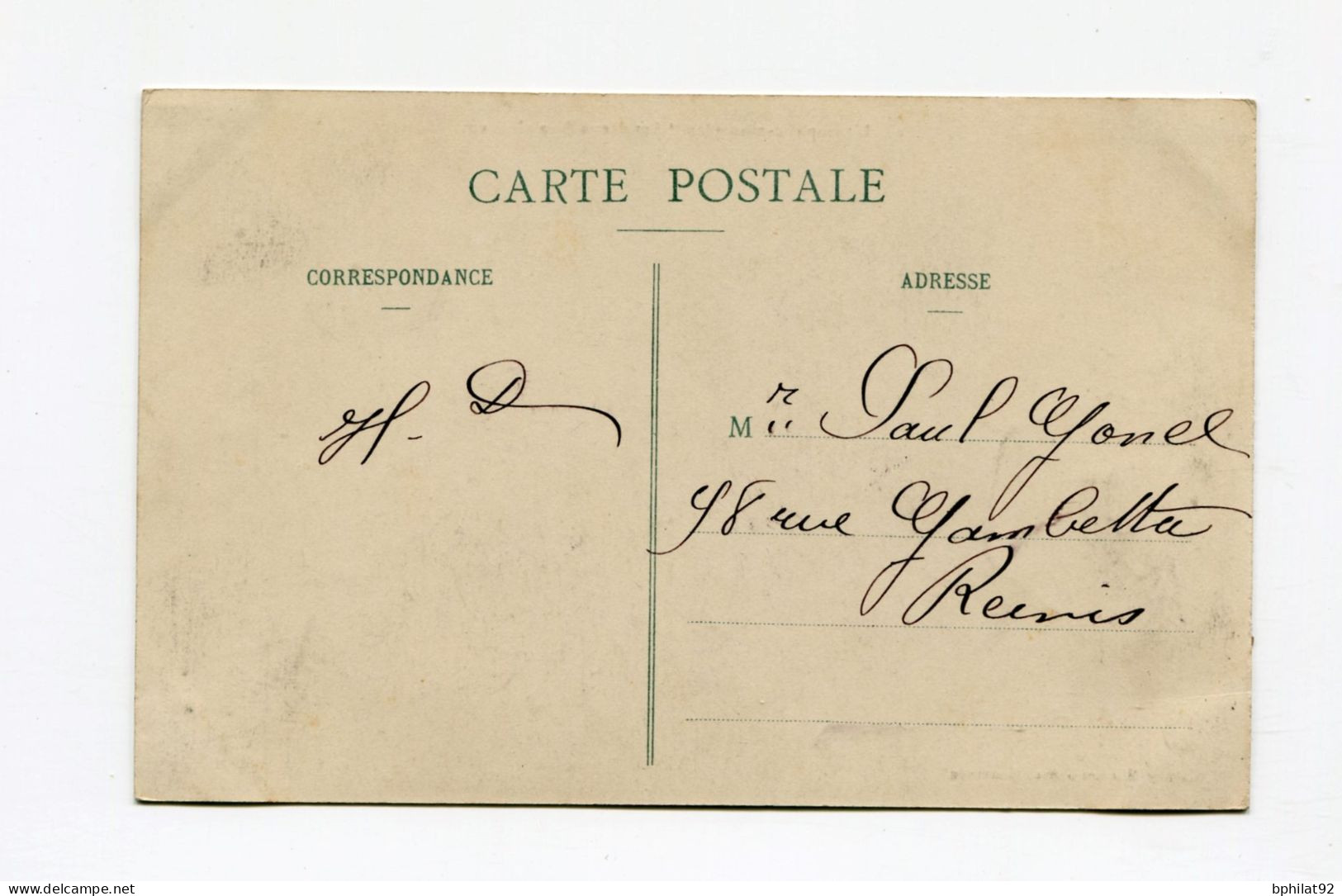 !!! MEETING DE BETHENY DE 1909, CPA DU MONOPLAN ANTOINETTE DE LATHAM, CACHET SPECIAL - Luftfahrt