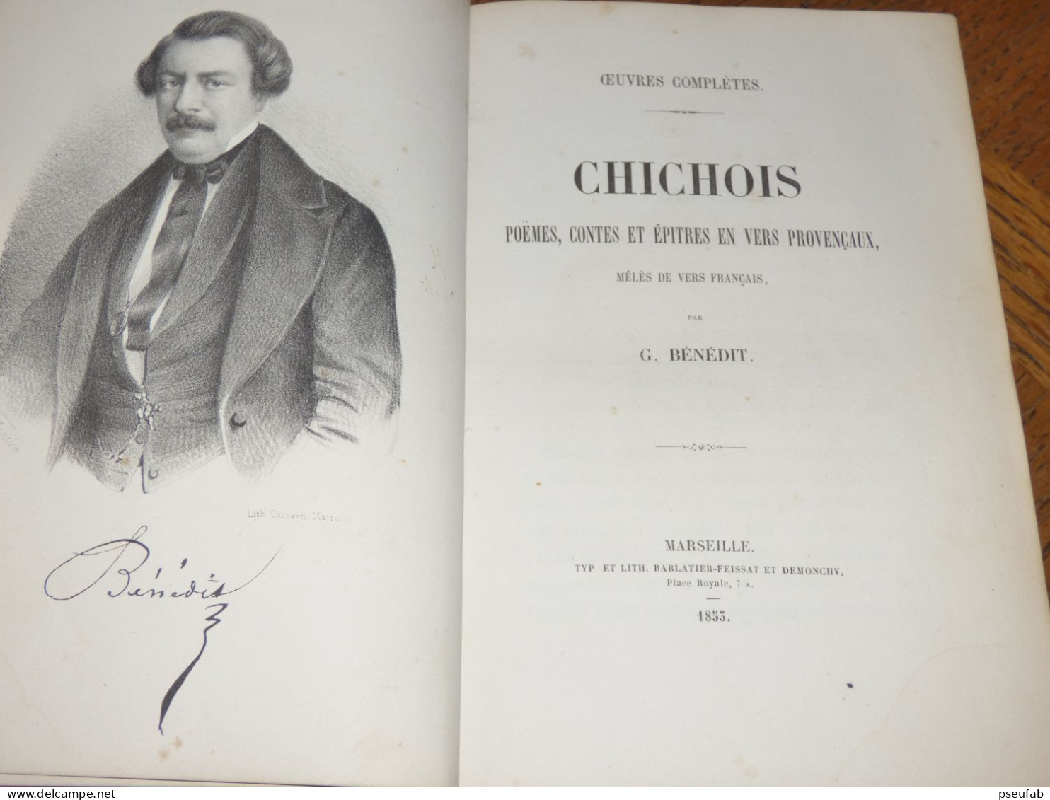 Benedit - Chichois - 1853 - Provence - Alpes-du-Sud