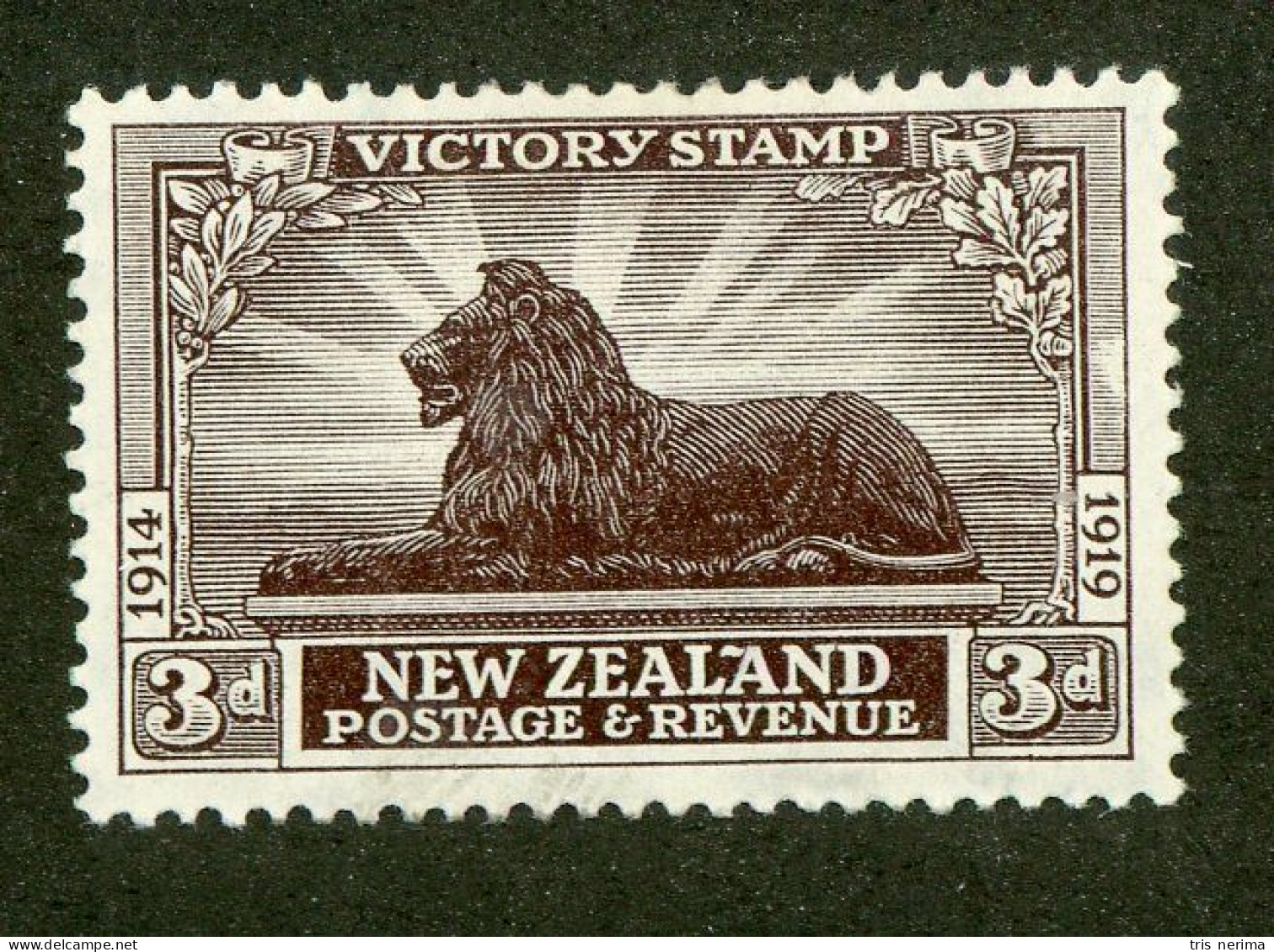 350 New Zealand 1920 Scott #168 M* (Lower Bids 20% Off) - Ungebraucht