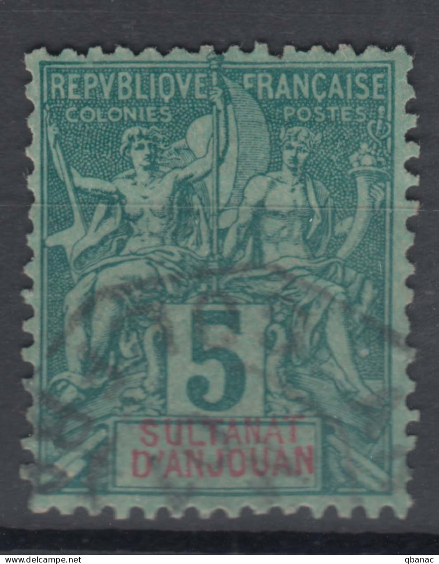 Anjouan 1892 Yvert#4 Used - Oblitérés