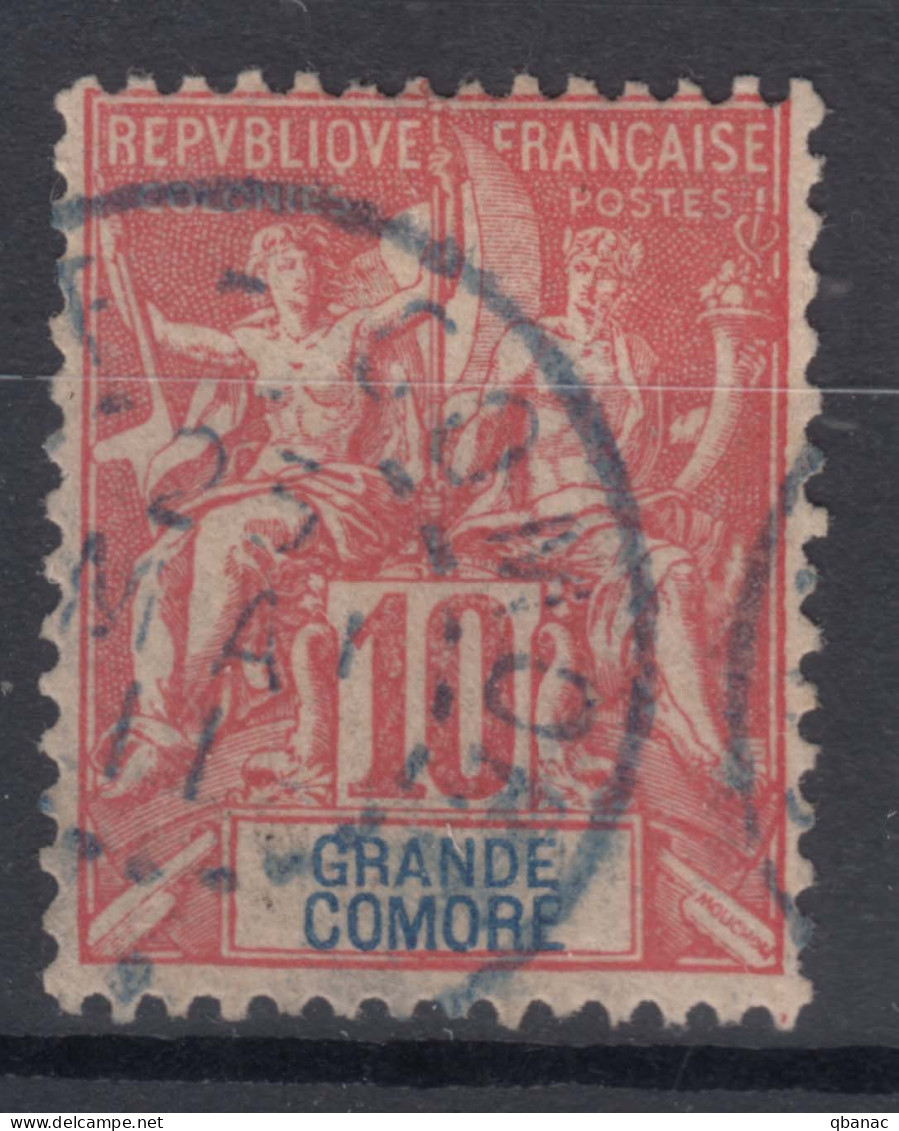 Great Comoro Island, Grande Comore 1900 Yvert#14 Used - Usati