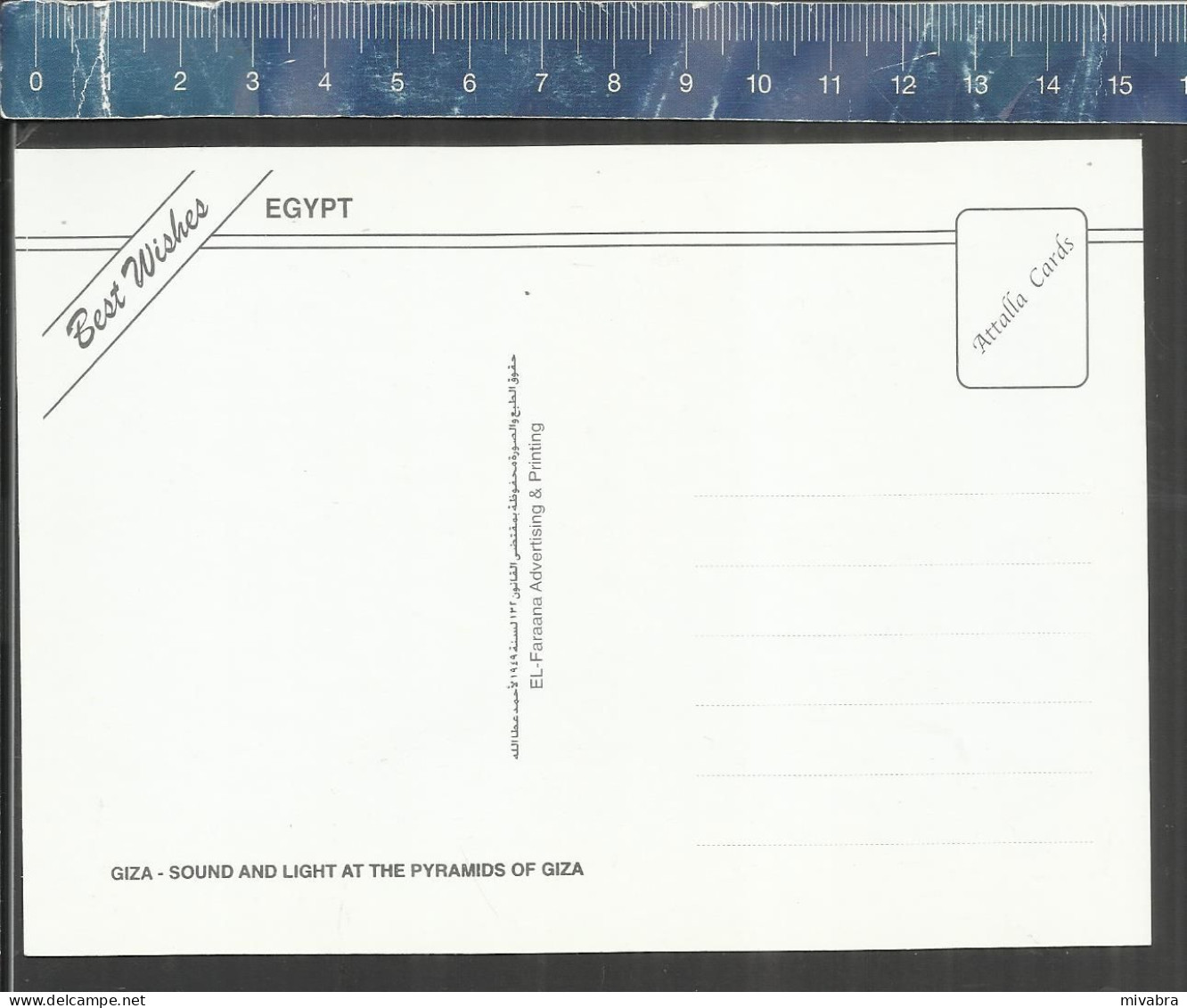 GIZA - PYRAMIDS - AHMED ATTALLAH ROUND THE PYRAMIDS ( CAMELS ) - ATTALIA CARDS - Piramidi