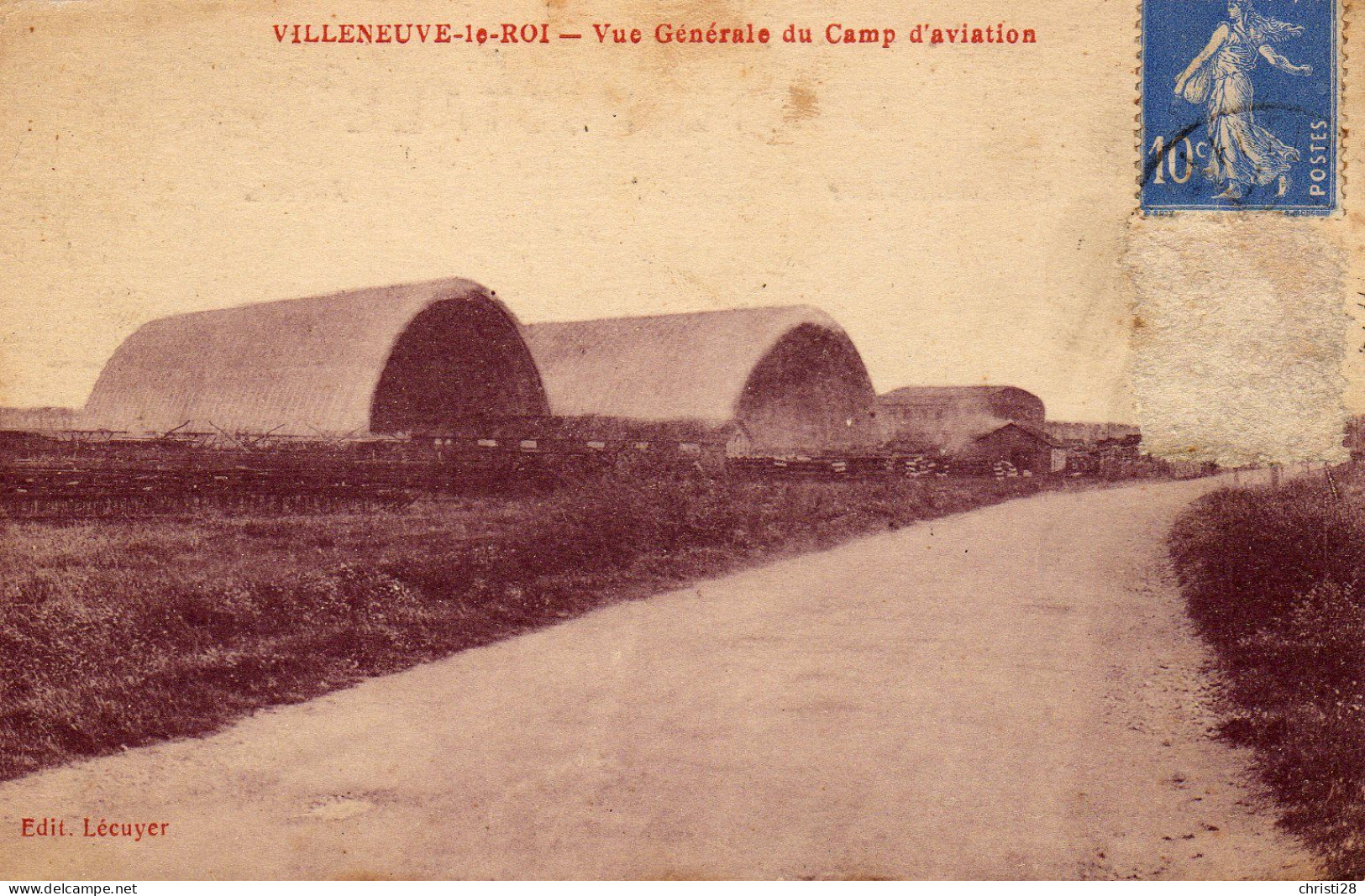 DPT 94 VILLENEUVE LE ROI Vue Générale Du Camp D'Aviation - Villeneuve Le Roi