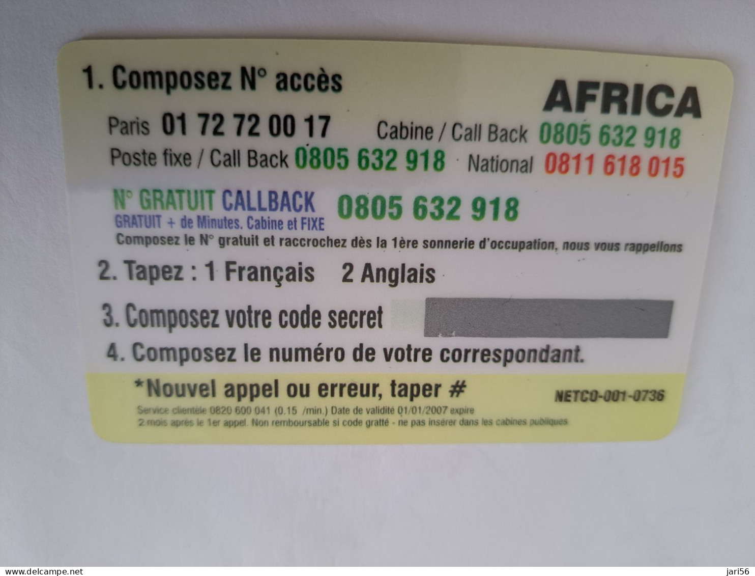 FRANCE/FRANKRIJK  / € 7,5/ AFRICA MAGHREB  / MOSQUE MINARETTES    / PREPAID  MINT        ** 14721** - Per Cellulari (telefonini/schede SIM)