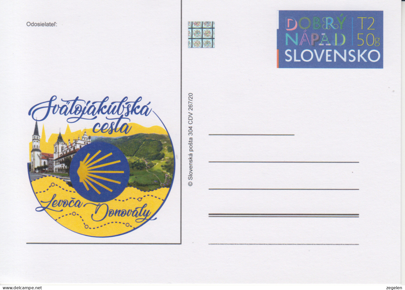 Slowakije Ongebruikte Postkaart CDV304 - Cartoline Postali