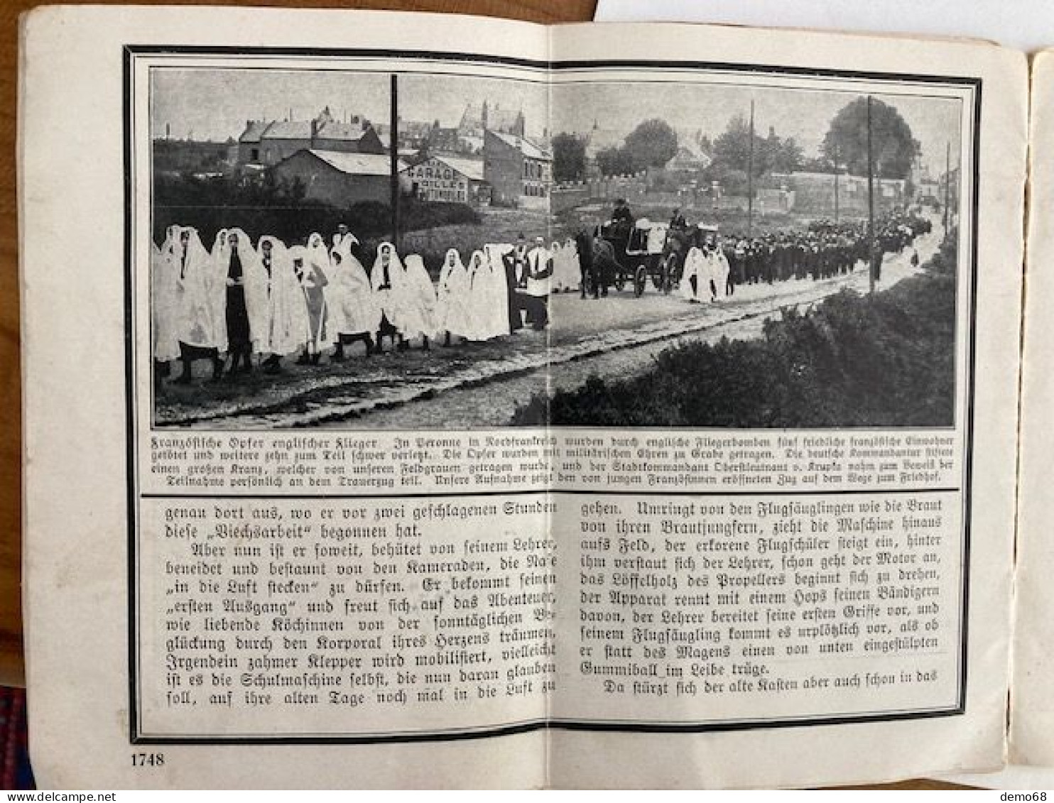 Journal Militaire Page 1729 à 1752 Militaria Allemagne Deutschland Guerre Krieg Tage Buch 17-23-oct1915 Copies Extrait - Duits