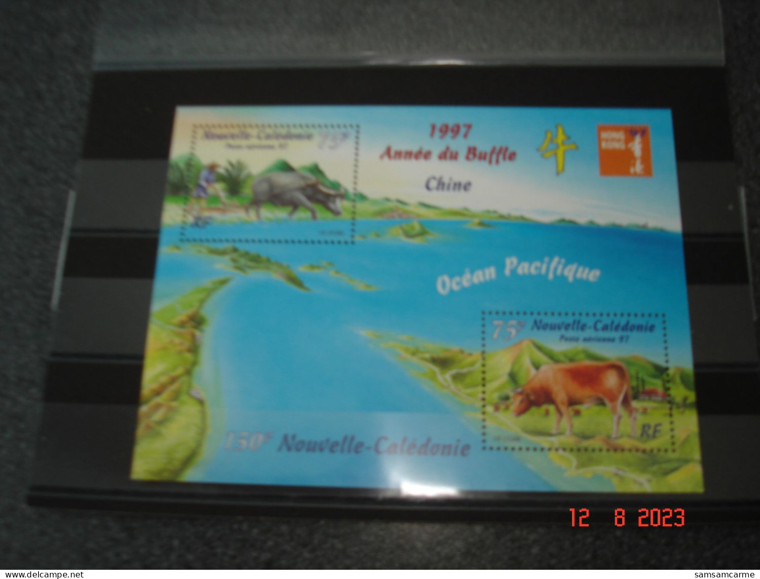 NOUVELLE CALEDONIE  ANNEE 1997  NEUF  N° YVERT  BLOC FEUILLET N° 18  "HONG KONG 97 "  EXPOSITION PHILATELIQUE I - Blocs-feuillets