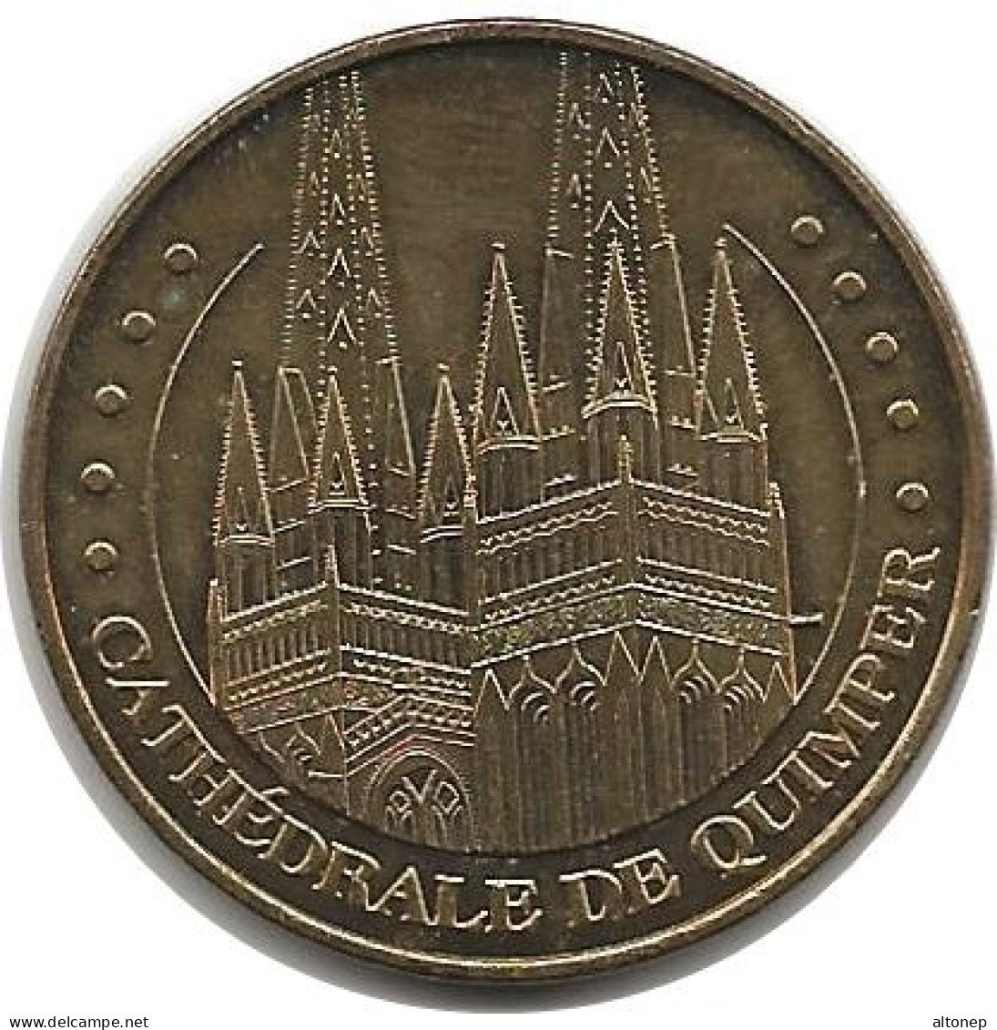 Quimper - 29 : La Cathédrale (Monnaie De Paris, 2010) - 2010