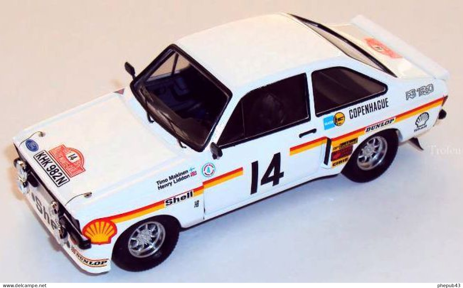 Ford Escort MK2 Tarmac - Monte-Carlo 1976 #14 - Timo Makinen/H. Liddon - Troféu - Trofeu