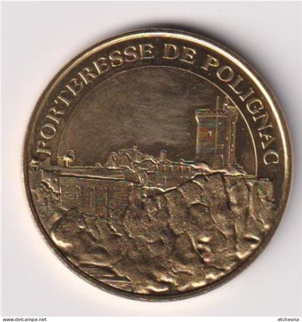 Forteresse De Polignac, Haute Loire Prés Puy En Velay, Auvergne, Jeton Touristique Monnaie De Paris - 2017