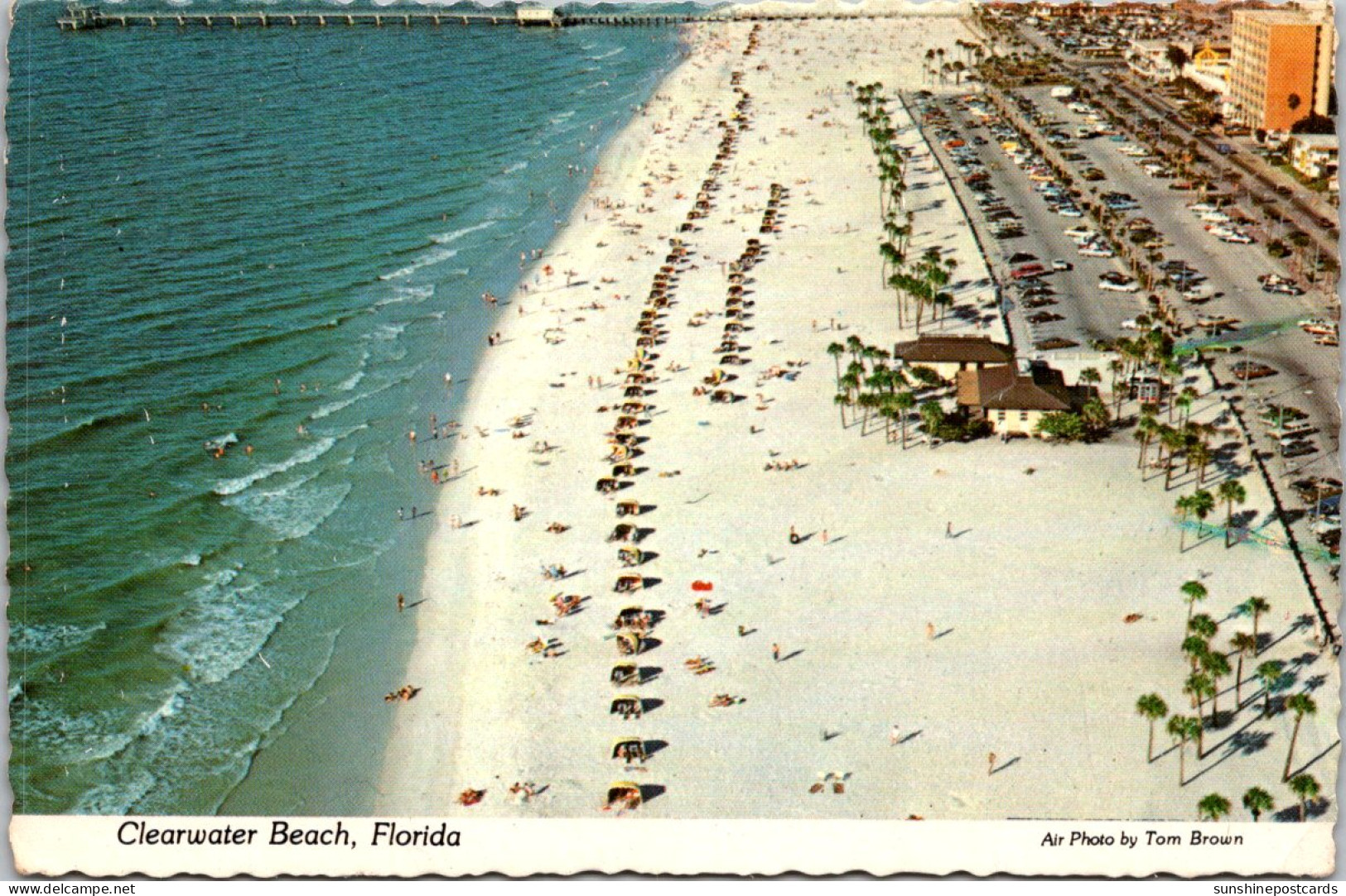 Florida Clearwater Beach View Looking North - Clearwater