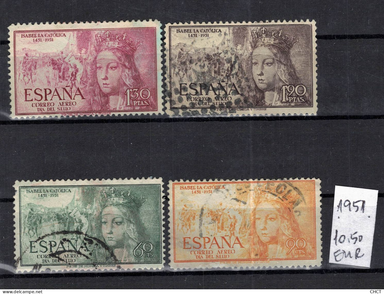 CHCT1 - 1951 Spain Stamps, Royalty, Isabella Catolica - Officials