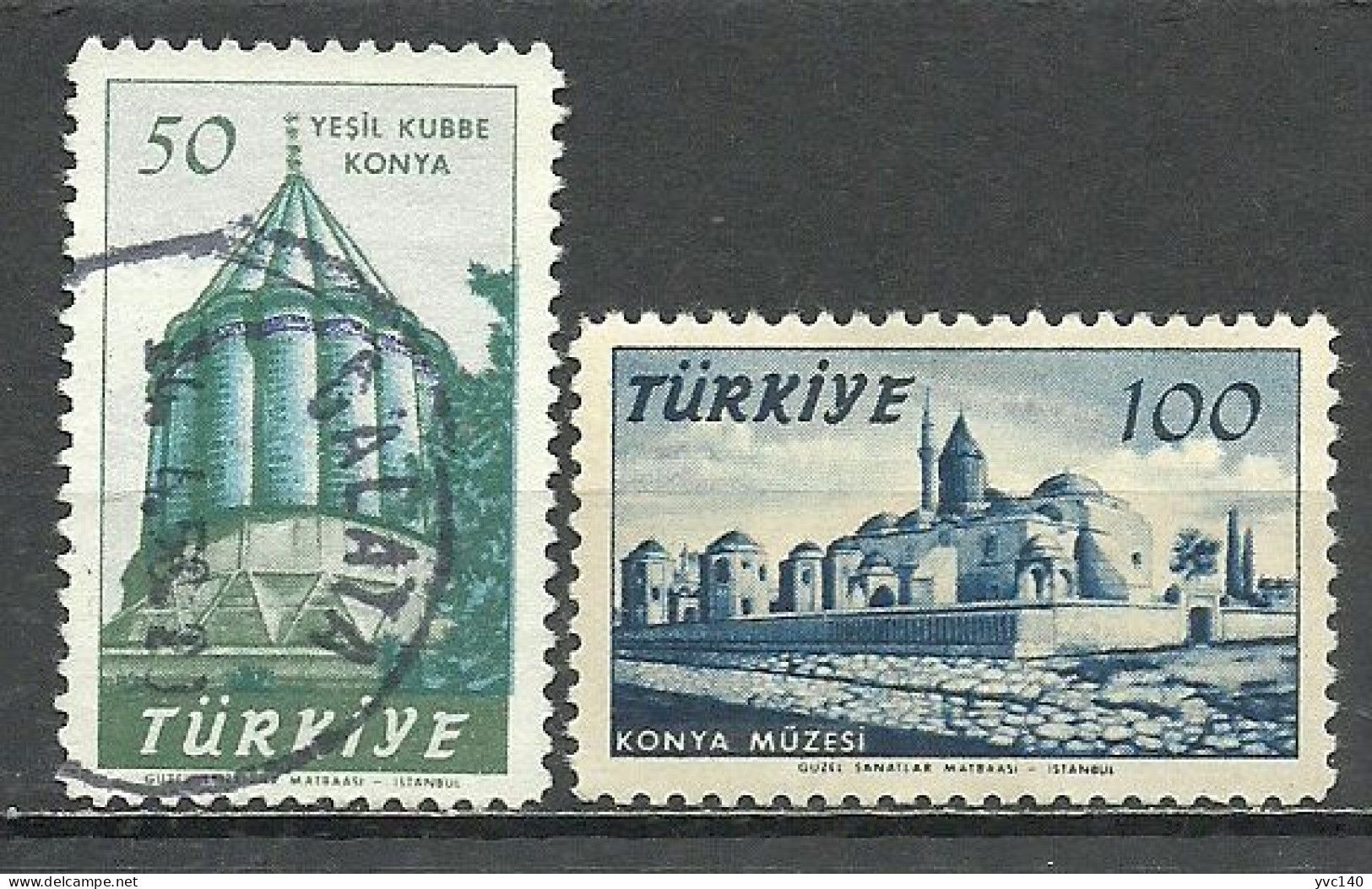 Turkey; 1957 750th Anniv. Of The Birth Of Mevlana (Complete Set) - Gebraucht