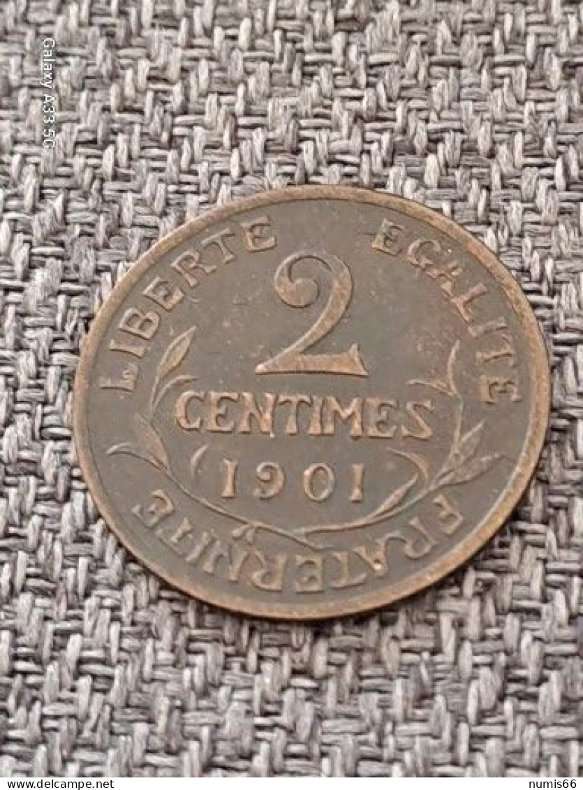 2 Ct Dupuis 1901 - 2 Centimes