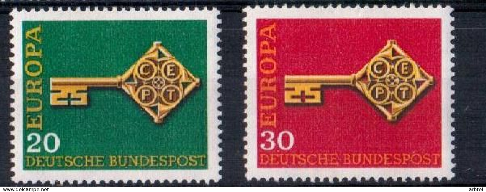 ALEMANIA EUROPA CEPT 1968 - 1968