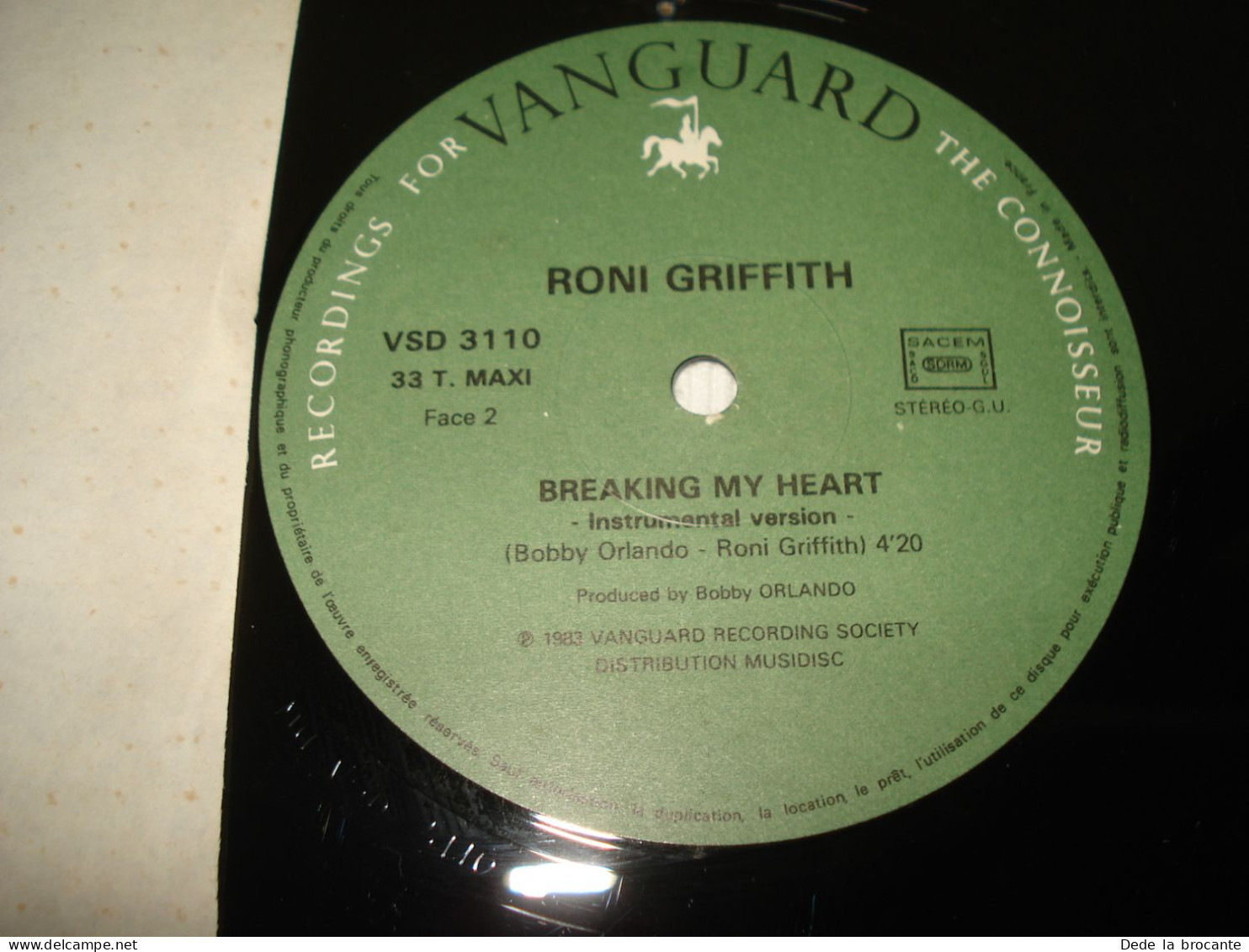 B8 / Roni Griffith – Breaking My Heart - Maxi Single 33T - VSD 3110 - FR - 1983 - Speciale Formaten