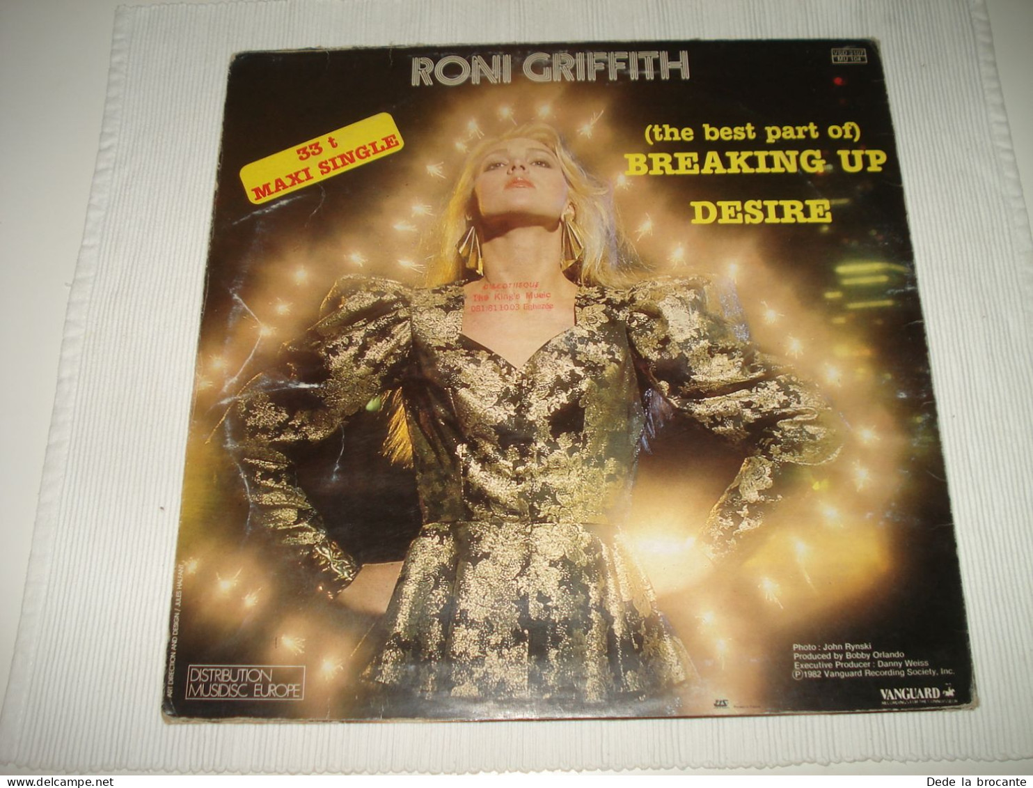 B8 / Roni Griffith – Breakin' Up  Desir - Maxi Single 33T - VSD 3107 - FR - 1982 - Speciale Formaten