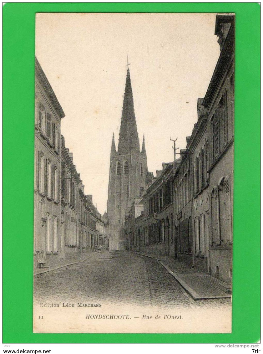 HONDSCHOOTE RUE DE L'OUEST - Hondshoote