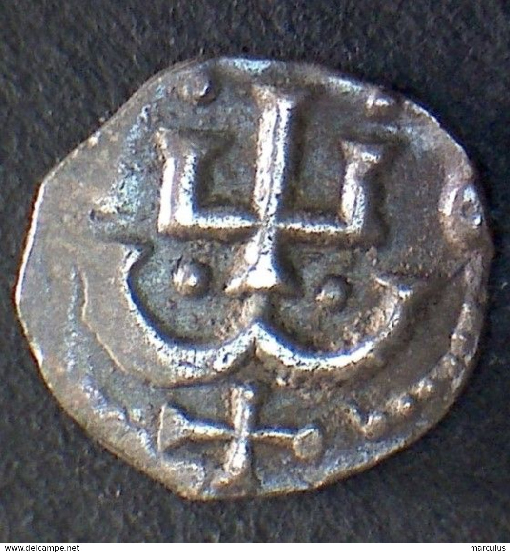 Monnaie Mérovingienne, Neustrie, Paris, Denier à La Croix Ancrée - 470-751 Merovingian