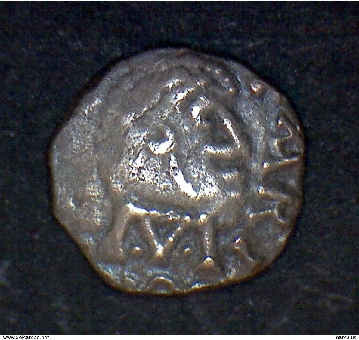 Monnaie Mérovingienne, Neustrie, Paris, Denier à La Croix Ancrée - 470-751 Merovingian