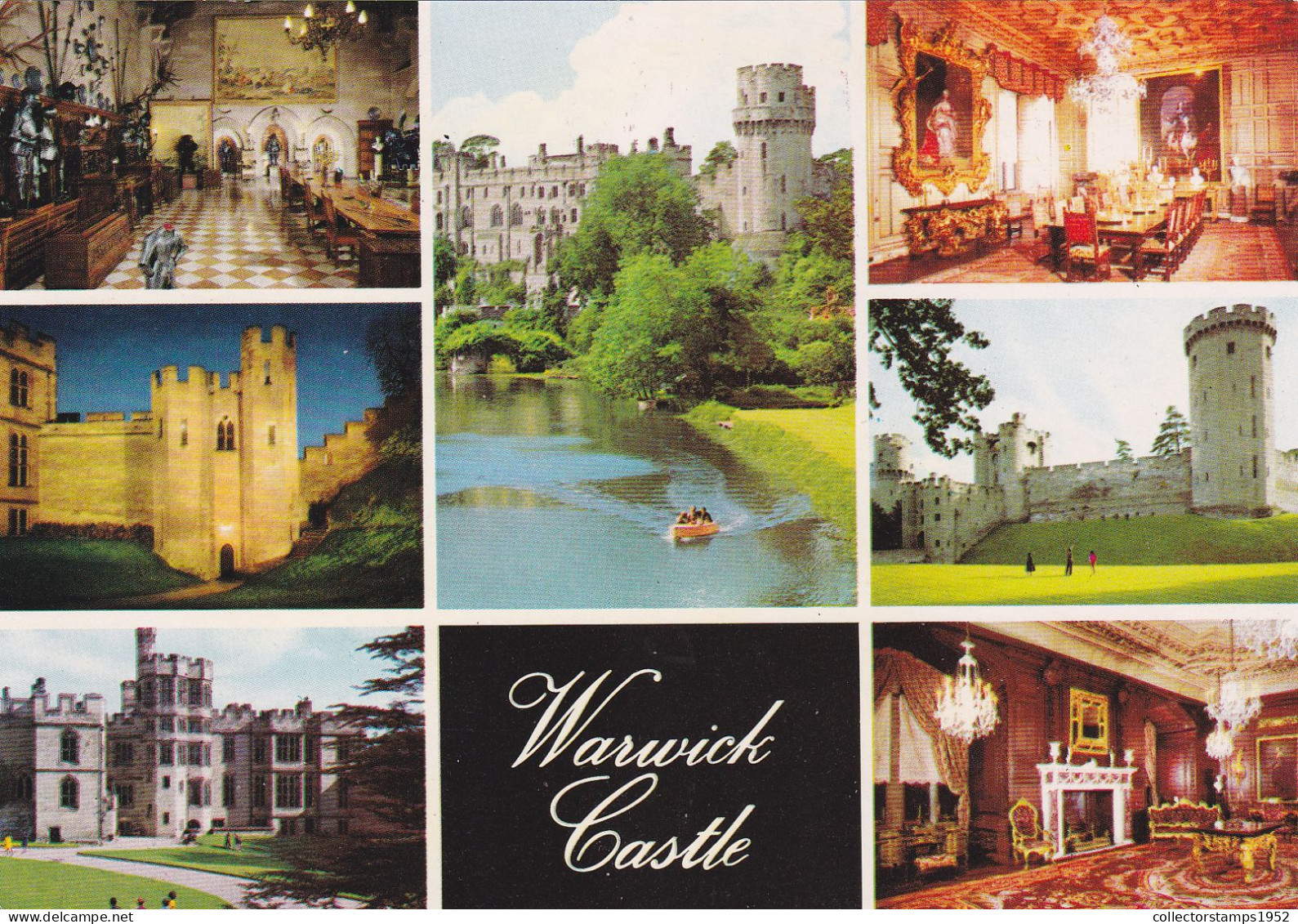 WARWICK CASTLE, MEDIEVAL, RIVER AVON, WARWICKSHIRE, UNITED KINGDOM - Warwick