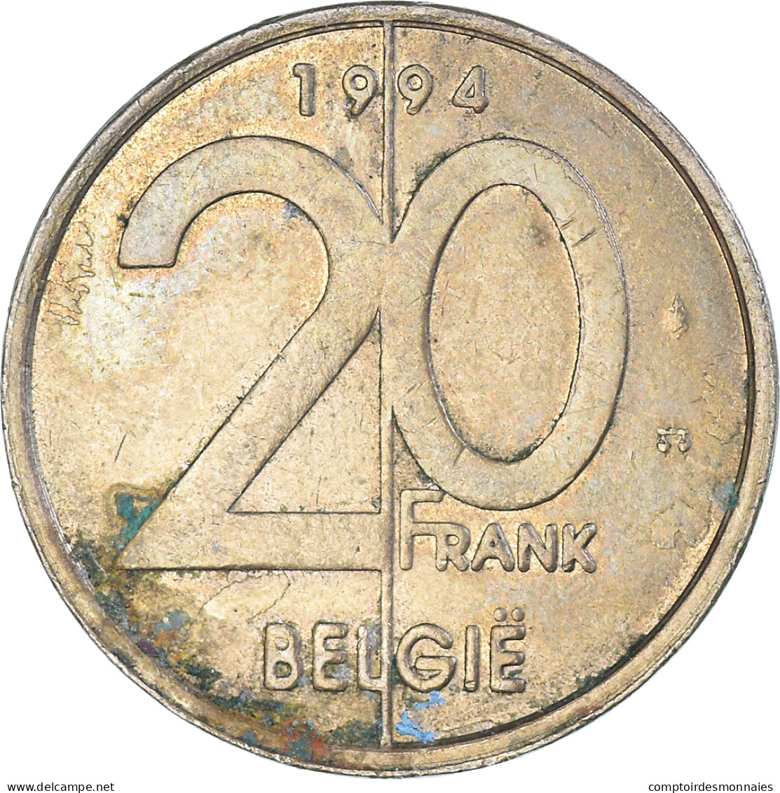 Monnaie, Belgique, 20 Francs, 20 Frank, 1994 - 20 Frank