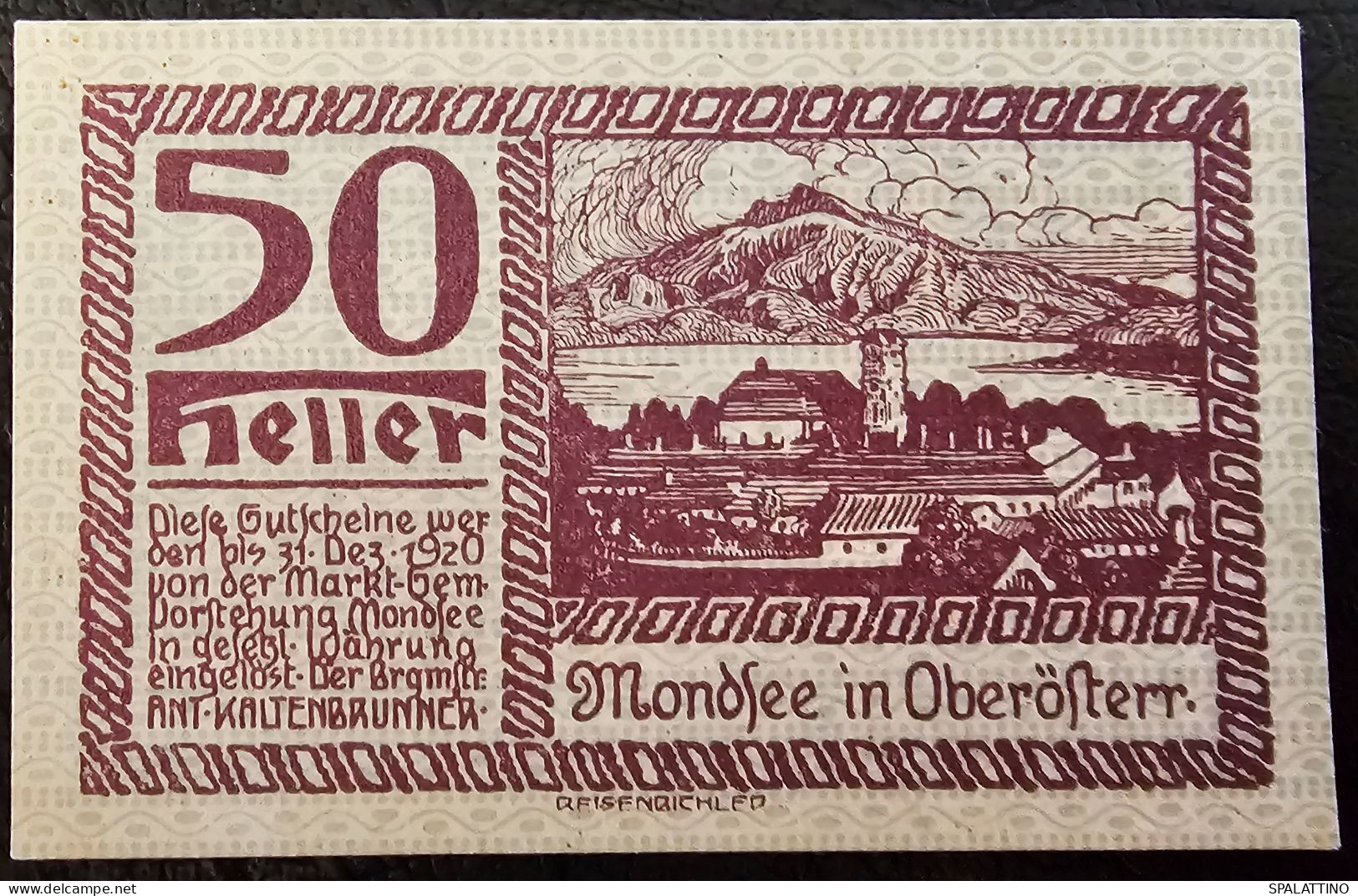 AUSTRIA- 50 HELLER 1920. - Autriche