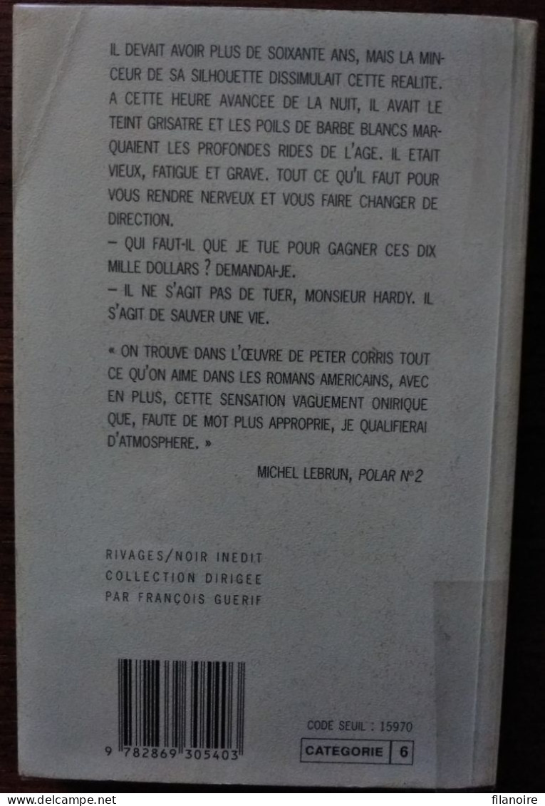 Peter CORRIS Le Fils Perdu (Riv./N. N°128, EO 03/1992) - Rivage Noir