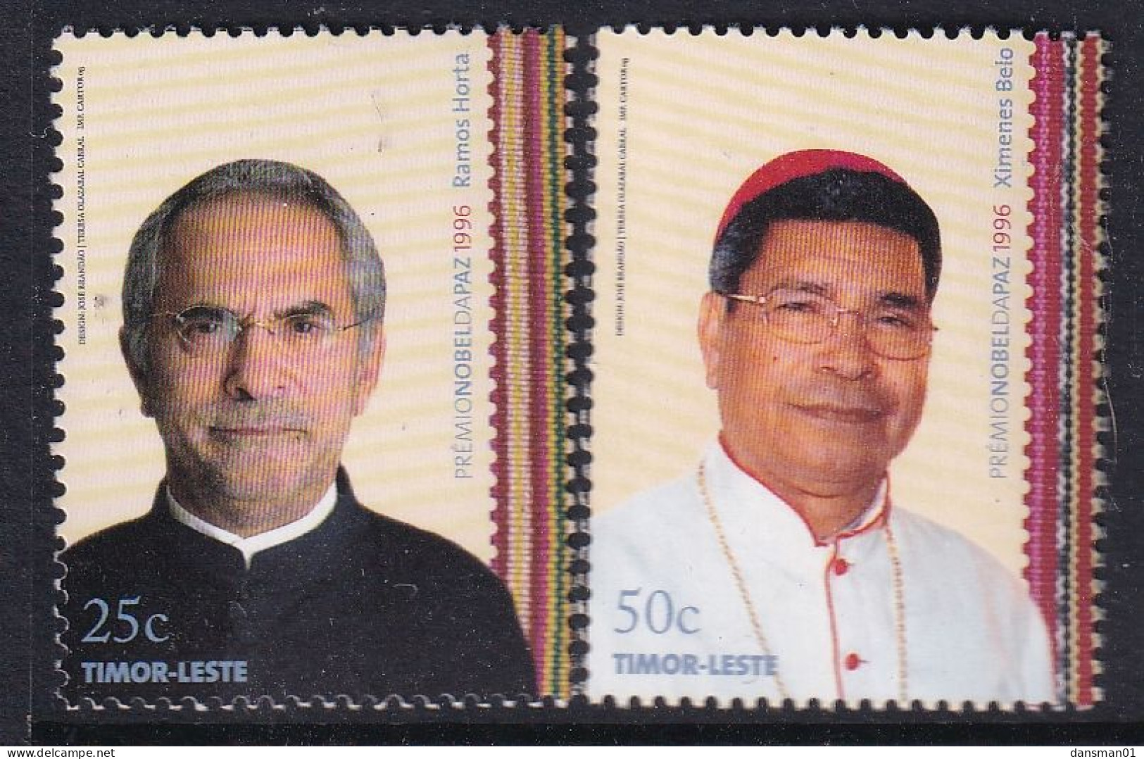 Timor- Leste 2008 Nobel Prize Winners Sc ? Mint Never Hinged - East Timor