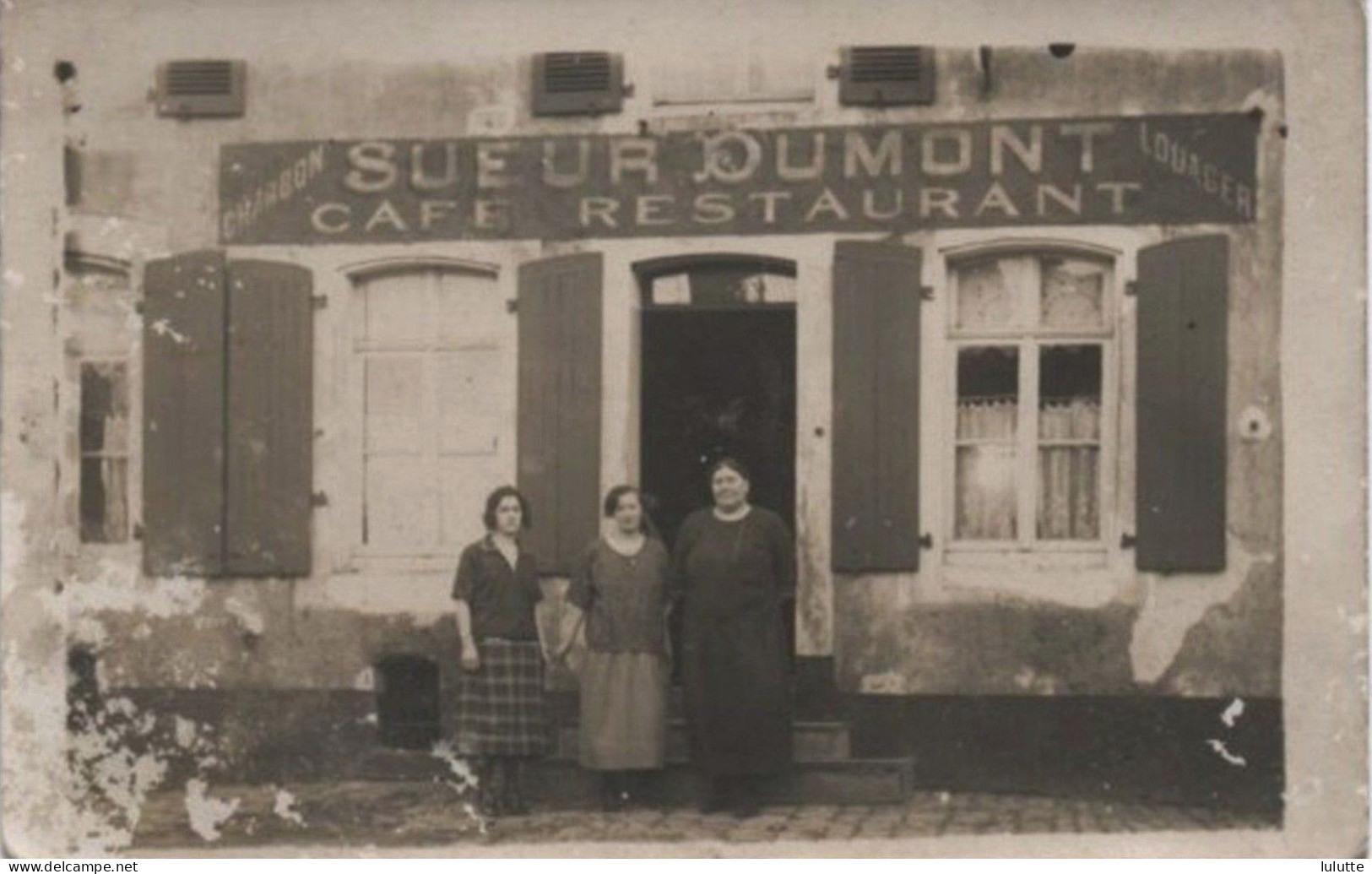 Samer Carte Photo Sueur Dumont Restaurant 40 Rue Avenue Henri Mory ( Route De Boulogne ) - Samer