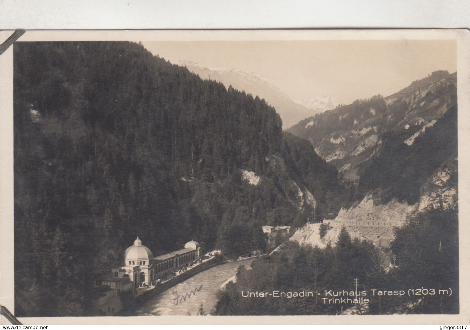 D3349) Unter Engadin - Kurhaus TARASP - Trinkhalle - ALT ! 1925 - Tarasp